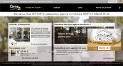 Desktop Screenshot of century21-adequation-noisy-le-grand.com